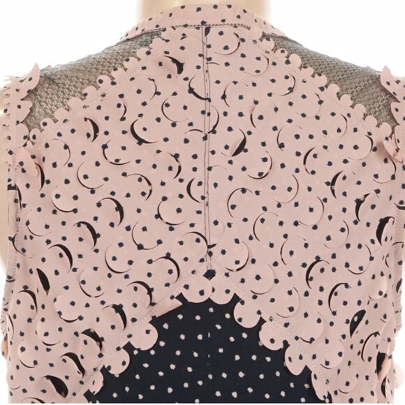 Anthropologie BEGUILE by Byron Lars Lasercut Sheath Lace Midi Dress 8 NWOT - Picture 7 of 16